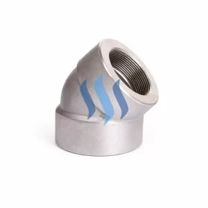 Codo 45° Inox 316 Forjado A182 3000lbs  NPT