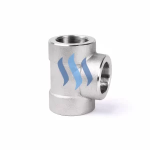 Tee Inox 304 Forjado A182 3000lbs NPT