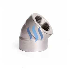 Codo 45° Inox 304 Forjado A182 3000lbs NPT