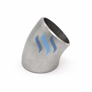 Curva 45° RL Inox 304L A403 Butt Weld SCH10